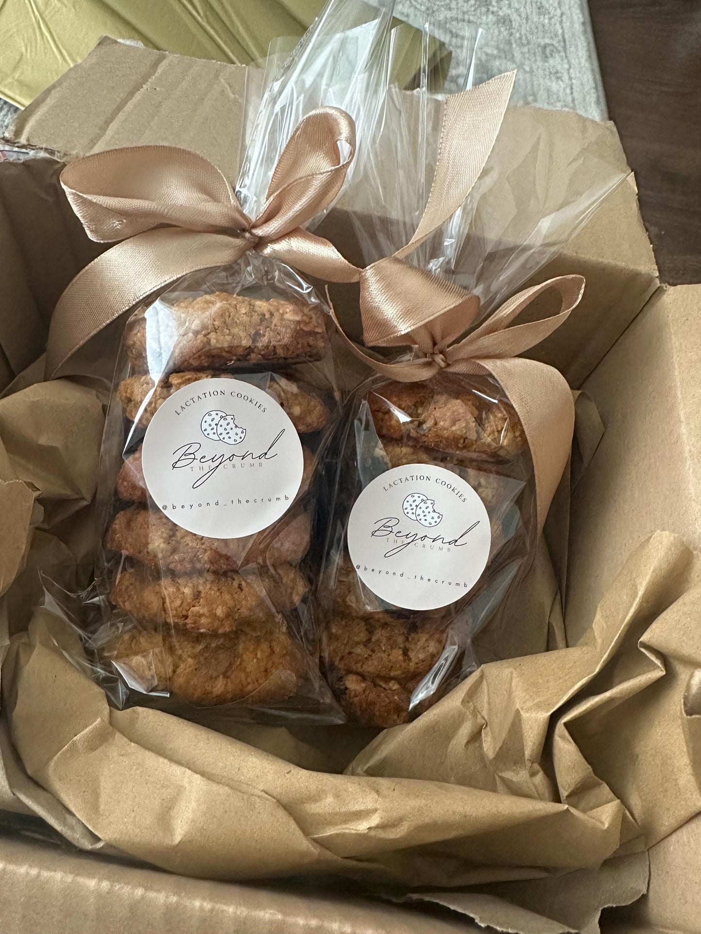 Pack of 6 Lactation Cookies, 3 different flavours, Belgian Chocolate